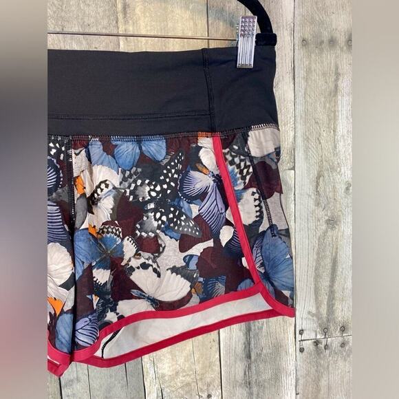 Lululemon Run-Speed Short in Biggie So Fly Butterfly Size 8. - Picture 5 of 16